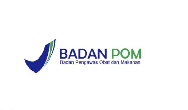 This may contain: the logo for badan pom